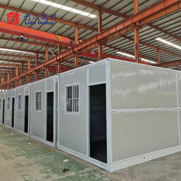 Składane żywe prefabrykowane domy modułowe Dostosowywanie Składany dom kontenerowy do układania w stosy