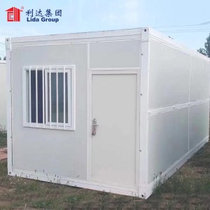 Tshiab Tsim Flat Pack Container House Mobile Modern Portable Luxury Folding Container House