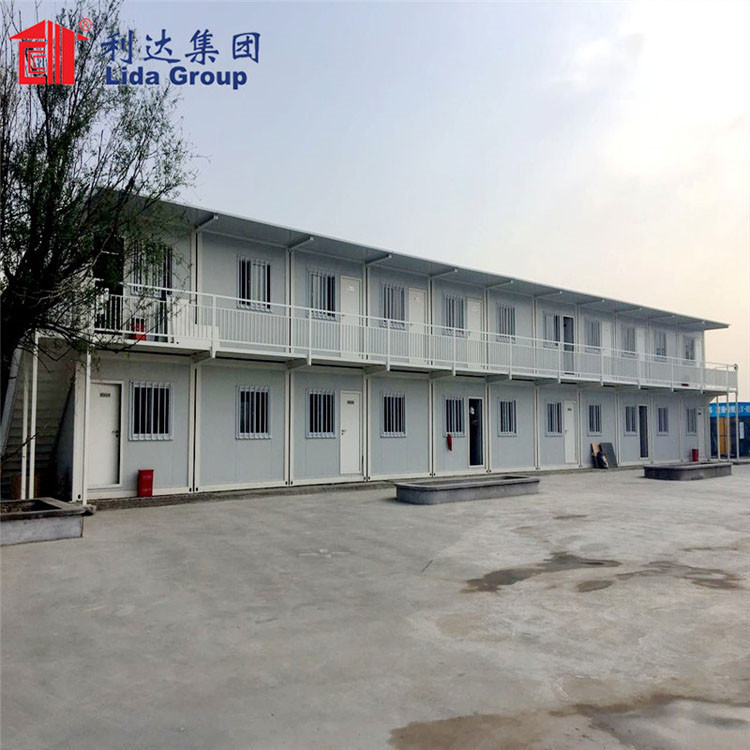 Factory wholesale China Economic Shipping Container Homes 40 Feet Flat Pack Prefab House for Building Use
