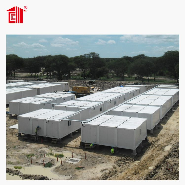ផ្គត់ផ្គង់ការិយាល័យចល័តដែលមានគុណភាពខ្ពស់ Prefabricated Flat Pack Container House
