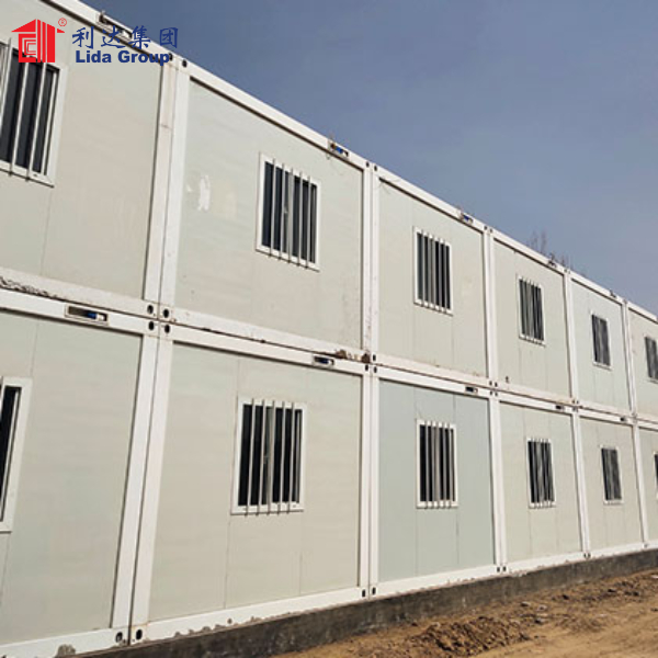 ពីរជាន់ Prefabricated Labour Mining Camp Container House Modular House