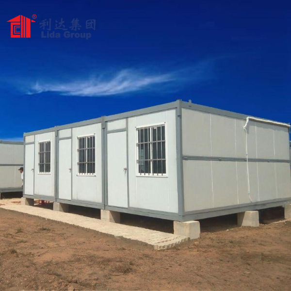 Prefabricated Flat Pack 20 FT Sandwich Panel Office Container Construction House