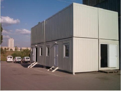 Modulært containerhus kontorbygning Midlertidigt præfabrikeret containerhus