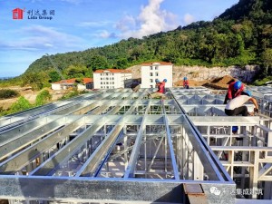 Prefabricated Assembly Light Steel Structure Portable Modular K Prefab House Labor Camp