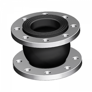 Supply OEM China High Temperature EPDM Flexible Single Sphere Rubber Expansion Joints with Flange