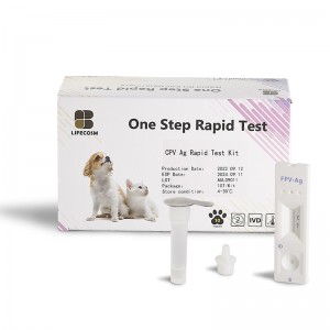 Lifecosm Canine Parvo Virus Ag Kompleti i Testit të Shpejtë Mjekësi Veterinare