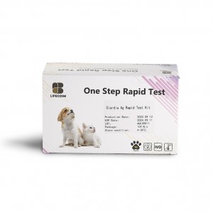 Lifecosmus Giardia Ag Test Kit pro veterinarii usu
