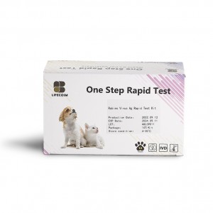 Lifecosm Rabies Virus Ag Test Kit Mediċina veterinarja