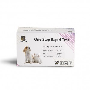 Lifecosm Canine Adenovirus Ag Test Kit untuk penggunaan uji hewan peliharaan