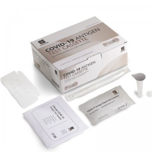 Igbeyewo Lifecosm COVID-19 Antigen Test Cassette Antigen