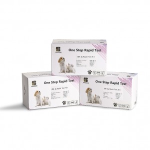 Lifecosm šunų maro viruso Ag testo rinkinys, skirtas naminių gyvūnėlių testui