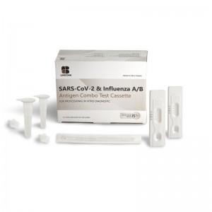 Lifecosm SARS-CoV-2 & Influenza A/B Antigène Combo Test Cassette