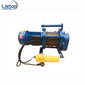 500Kg – 1000Kg 220V Multifunctional KCD Electric Wire Rope Hoist Winch