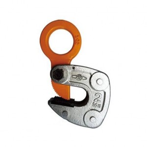 LC 1ton 2ton Professional vertical spring plate lifting clamp horizontal pipe lifting clamp