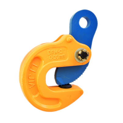 DFM 1ton 2ton Professional vertical spring plate lifting clamp horizontal pipe lifting clamp Featured Image