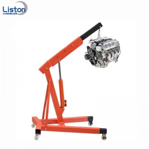 2 ton 3ton portable air folding hydraulic car shop engine hoist crane