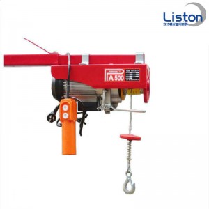 PA Mini Electric Wire rope hoist PA200-PA1200 high speed electric winch hoist