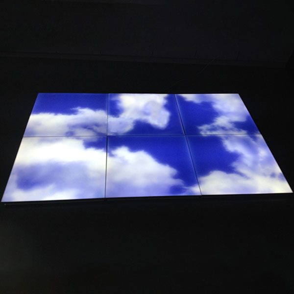 AC 220-24V 20W 30×30 kvadratnih bešavnih LED plavo nebesko stropno panelno svjetlo