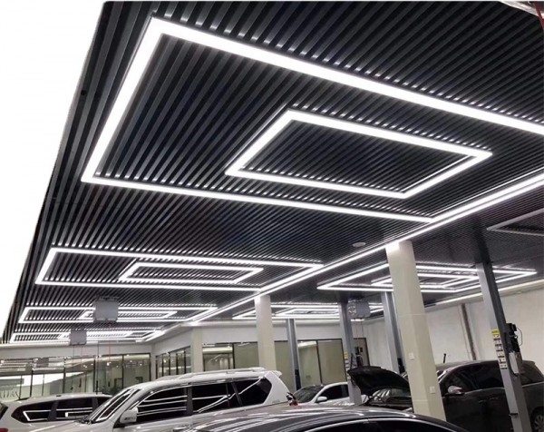 600W kvadratna LED cijevna svjetiljka za svjetlo za njegu automobila