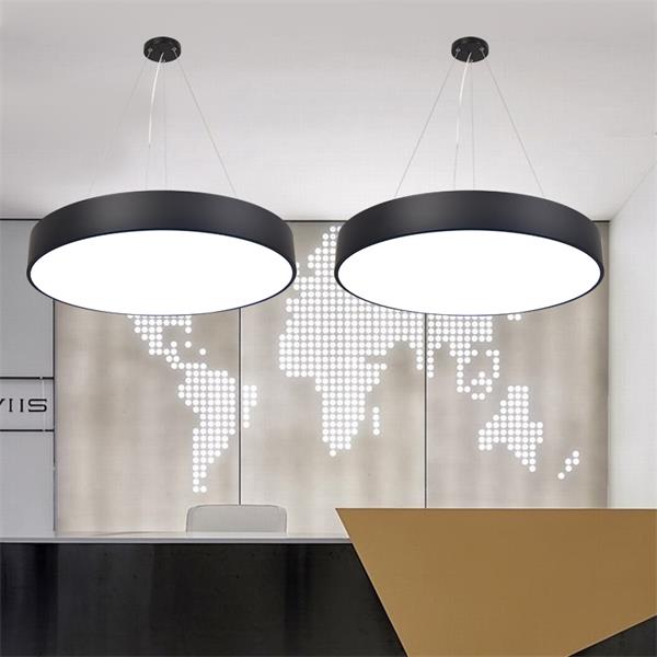 96W 144W Commercial Lighting Round LED Pendant Ceiling Lamp