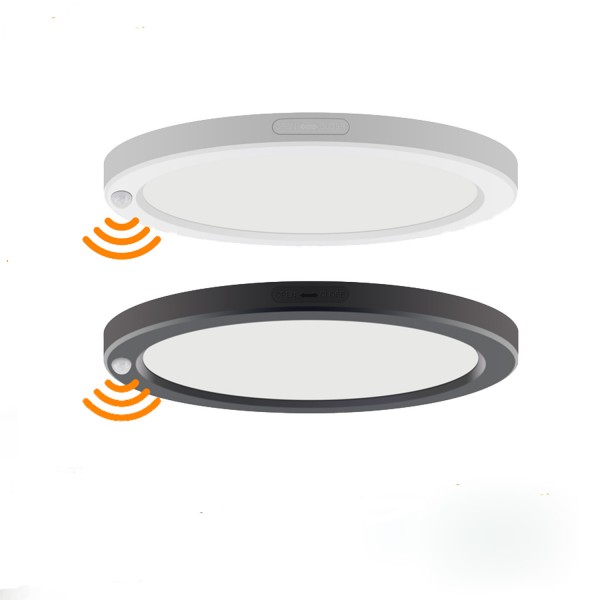 Luz de techo redonda del panel LED del sensor PIR de 5 pulgadas, 7 pulgadas, 9 pulgadas y 12 pulgadas