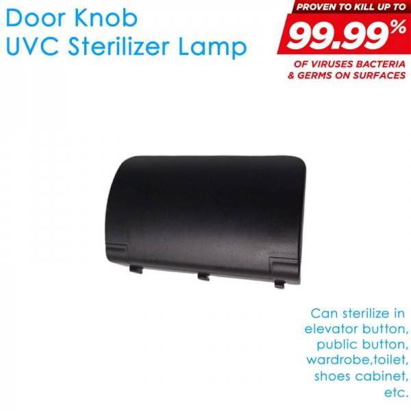 180 Angle Adjustable LED UV Sanitizer Wand Doorknob Lampu UVC Kuman Kuman