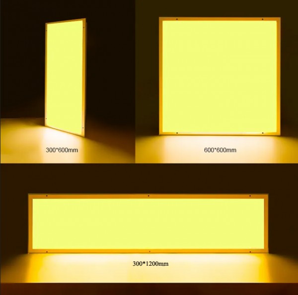300x600mm Anti UV Gult lys Clean Room LED Panel Lampe