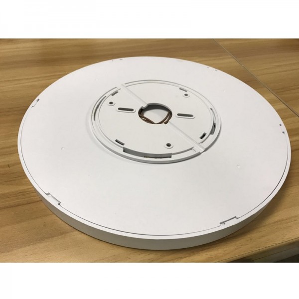 48W 20inch 500mm 20mm Thickness Black White Frame Round Round LED Surface Flat Panel Downlight