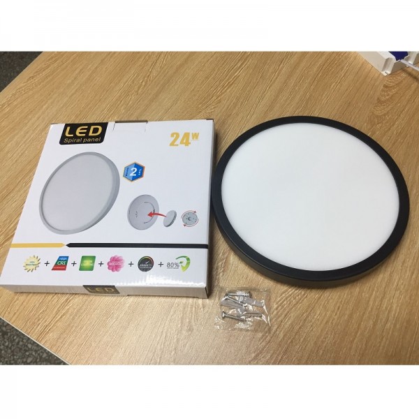 300mm 12inch Surface Mounting Rotating Round led Slim Panel Downlight