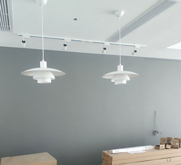 Diametri 390mm E27 Dritë tavani LED moderne e varur