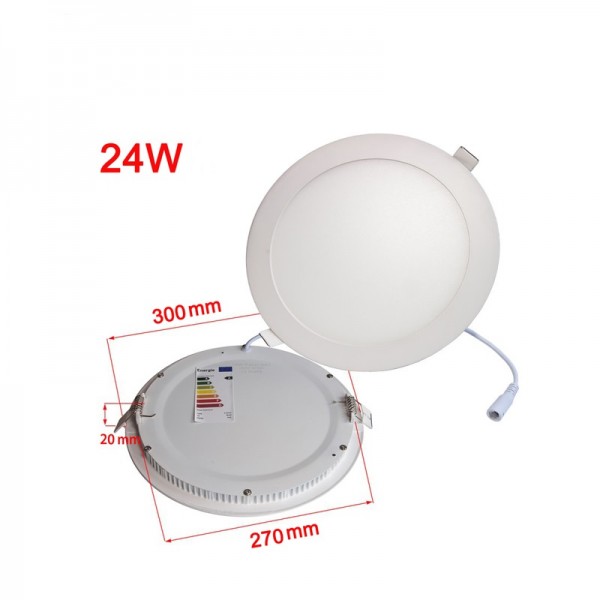 Emergency Driver 300mm 600mm Suspended Round LED Panel Light