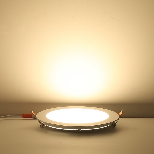 Регулируемый круглый светодиодный светильник CCT, 20 Вт, 225 мм, тонкая панель
