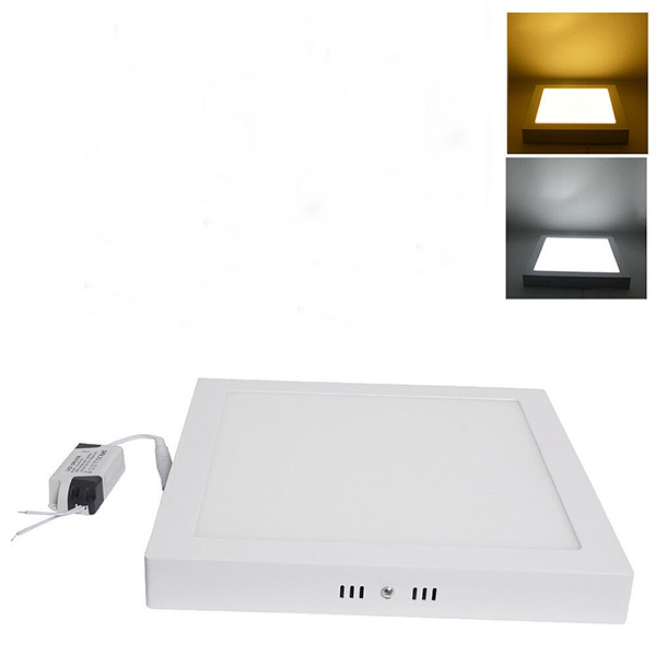 Hot Sales Anti-glare Surface Mounted Square Ceiling Light Fixture Small Panel Lighting Edge-Lit Troffer Flat Panel Light