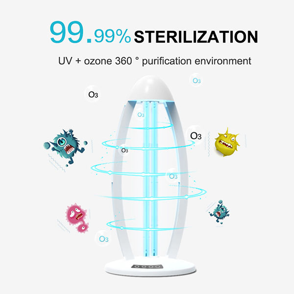 Factory supply portable UVC disinfection system sterilizer UV germicidal lamp for office home store
