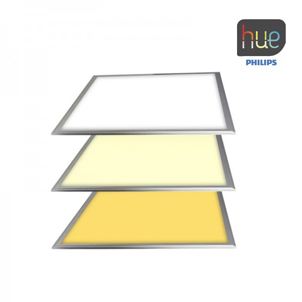 Philips Hue תלוי CCT Kelvin Change תאורת פאנל תקרה LED 62×62 ס"מ