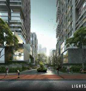 3d Architects International - Alam Sutera Superblock Concept Masterplan – Lights CG