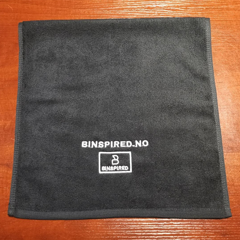 100% cotone asciugamano personalizzato ricamo logo