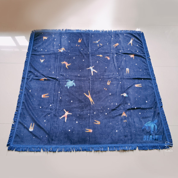 Ikhwalithi enhle I-Custom size Promotion Reactive Printed towel blanket