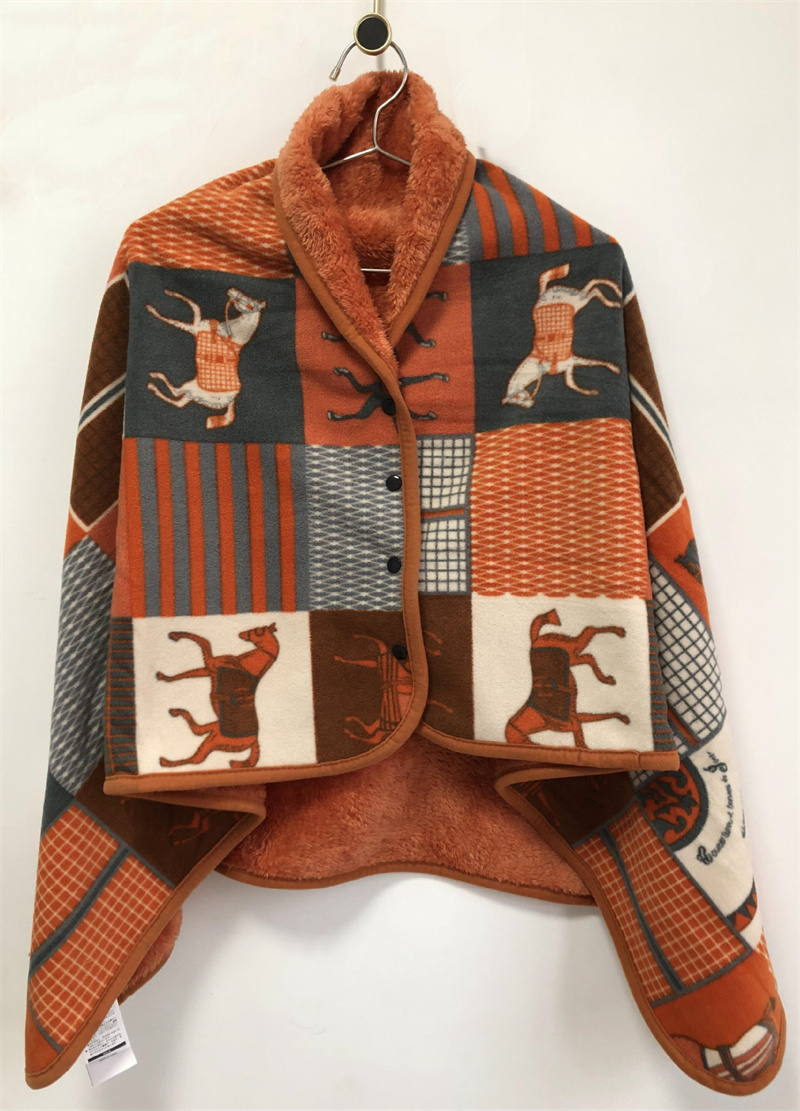 Usum simbut kantor shawl panutup simbut sare waktu beurang simbut thickening haneut multifunctional wearable shawl AC simbut