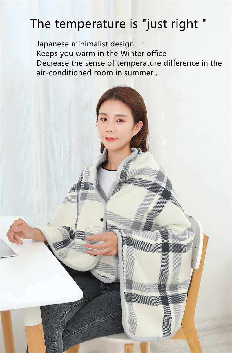 microfiber shawl ékspor Jepang tetep haneut dina simbut fleece kantor
