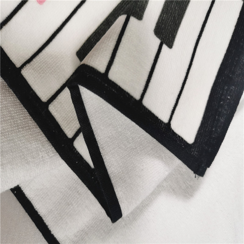 100 % bomull digitaltryckt sport gym slogan handduk med anpassad logotyp