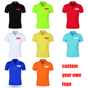 Promotional Polo Shirt 100% Cotton Tee Shirts Stylish polo shirt for Company Employees China Custom Printing Logo Polo Shirts
