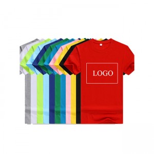 Custom Logo Pattern Plain Man Wears Short Sleeve Crew Neck Printing Graphic T-Shirt 100% cotton T-Shirt Custom