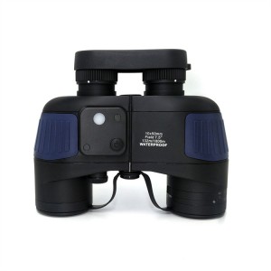 10×50 Marine Binoculars Telescope Waterproof  Binocular For Hunting With Military Compass