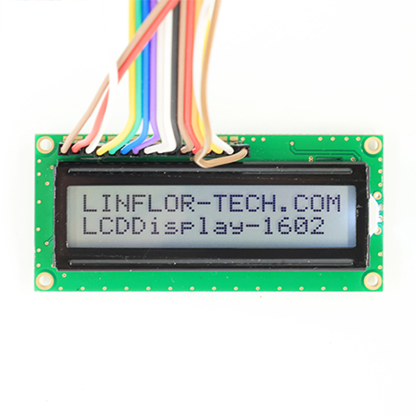 โมดูล LCD ตัวอักษร–1602/COB/STN สีเทา รูปภาพเด่น