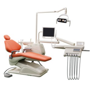 Dental Chair Unit TAOS700 Durable PU Cushion nrog Built-In Electric Suction