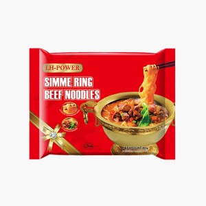 Tilpasset emballasje Friterte Ramen Halal Instant Nudler Kyllingsuppe