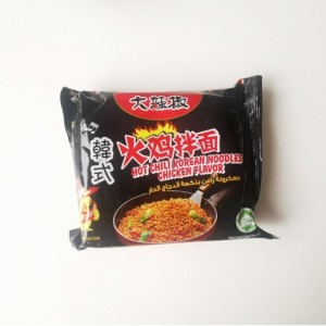 Instant nudler fabrikken leverer 2x Korea noodle hot chicken smak ramen
