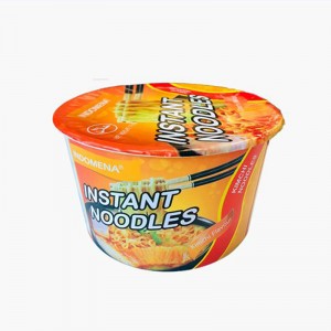 I-customize ang OEM Korean noodles ramen kimchi flavor bowl noodles