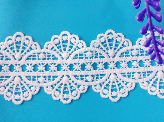 Lace ya Polyester Embroidery Fashion Barcode Clothing Lace Accessories